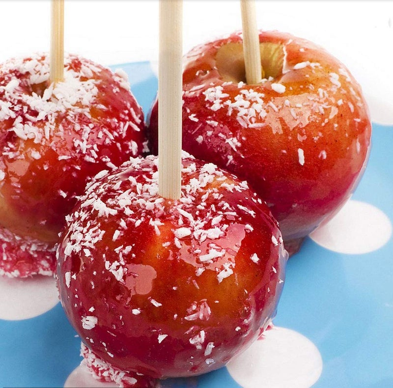 Penta Angel 5.5 inch Thick Bamboo Sticks for Cotton Candy Caramel Apple, Natural Birch Wooden Corn Dog Cob Hotdog Sticks Sausage Meat Skewers for Cheesecake Cakepop Fruit, 50Pcs - Image 5